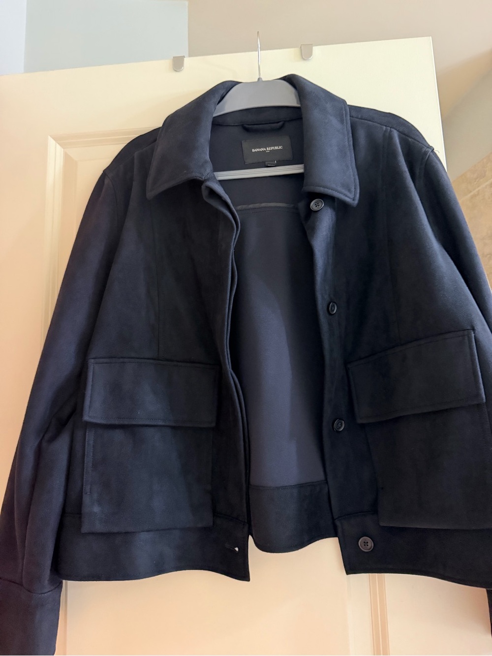 Banana Republic, Women’s, Navy Suede Jacket